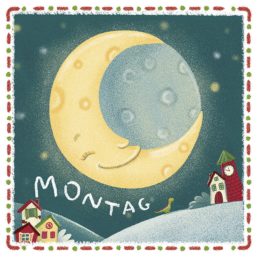 Einzelner Magnet: Montag